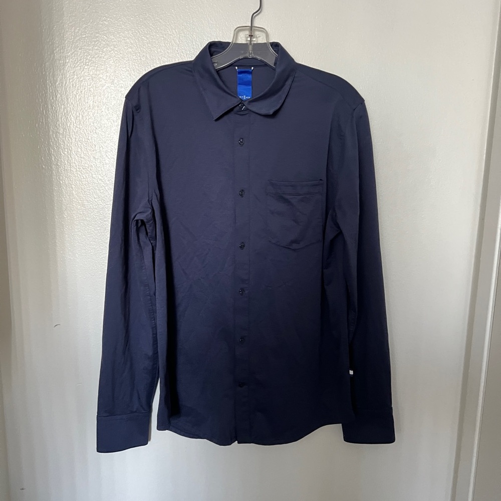 Kit and Ace dress shirt blue size small